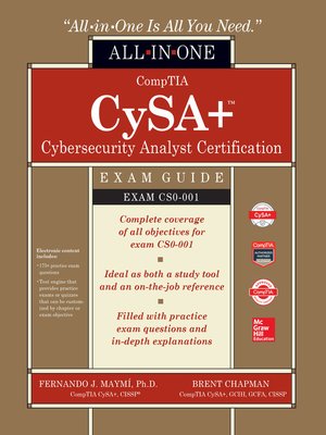 CompTIA CySA+ Cybersecurity Analyst Certification All-in-One Exam Guide ...